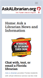 Mobile Screenshot of info.askalibrarian.org